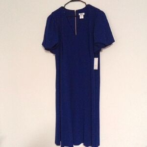 BNWT Elegant Blue DKNY  Dress sz 22W
